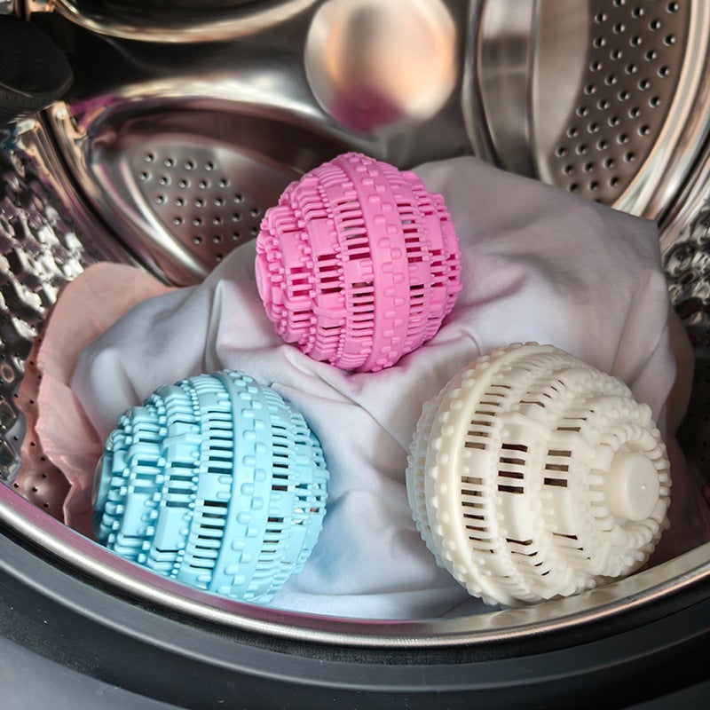 Laundry Ball Large Size Decontamination Anti-Winding Washing Ball Washing Clothes Fragrance Elasticity Does Not Hurt Clothes Magic Ball Ceramic Particles - Image 3